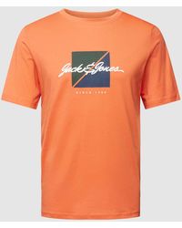 Jack & Jones - T-Shirt mit Label-Print Modell 'JORWAYNE' - Lyst