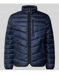 Tom Tailor - Regular Fit Gewatteerd Jack Met Opstaande Kraag - Lyst