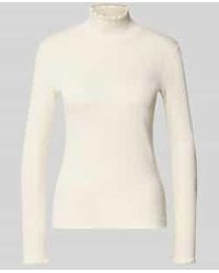 Marc Cain - Shirt Met Lange Mouwen En Opstaande Kraag - Lyst