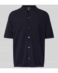 Profuomo - Regular Fit Vrijetijdsoverhemd Met Structuurmotief - Lyst