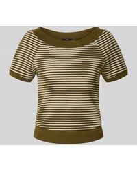 Zero - T-Shirt in Ripp-Optik mit Rundhalsausschnitt - Lyst