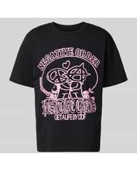 Edwin - T-Shirt Met Motiefprint Model 'Positive Chaos' - Lyst