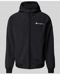 Champion - Jacke mit Label-Print - Lyst