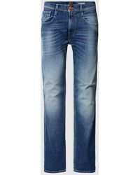 Replay - Slim Fit Jeans im 5-Pocket-Design Modell 'Anbass' - Lyst