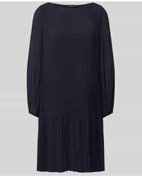 S.oliver - Relaxed Fit Chiffon-Jurk Met Plissé - Lyst