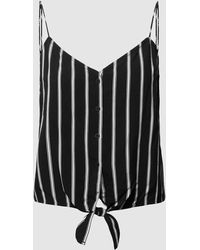 Review - Crop Top Mit Schleifen-Detail - Lyst