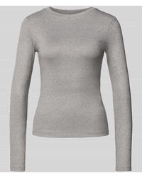 Vila - Slim Fit Longsleeve aus Viskose-Mix Modell 'Eleinas' - Lyst