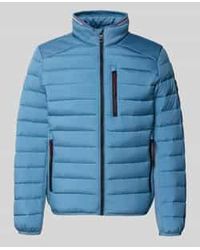 Tom Tailor - Regular Fit Gewatteerd Jack Met Opstaande Kraag - Lyst