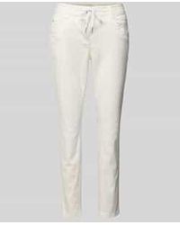 Tom Tailor - Tapered Fit Stoffen Broek Van Katoenmix - Lyst