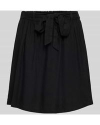 Tom Tailor - Leinenrock mit Bindegürtel - Lyst