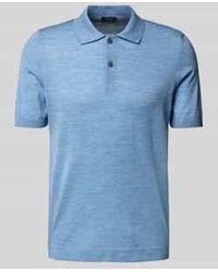 Maerz - Regular Fit Poloshirt Met Ribboorden - Lyst
