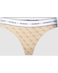 Guess - String mit Allover-Muster Modell 'CARRIE' - Lyst