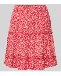 Pieces - Regular Fit Mini-Rock mit elastischem Bund Modell 'NYA' - Lyst