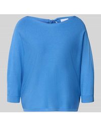 Comma, - Relaxed Fit Pullover aus Viskose-Mix in Strick-Optik - Lyst