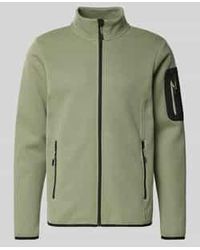 Icepeak - Regular Fit Fleecejack Met Opstaande Kraag Model 'Bredstedt' - Lyst