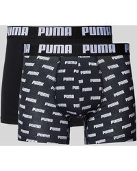 PUMA - Boxershorts mit elastischem Label-Bund im 2er-Pack - Lyst