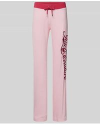 Juicy Couture - Flared Cut Sweatpants mit Label-Stitching Modell 'LISA' - Lyst