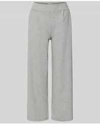 Ichi - Stoffen Broek Met Steekzakken - Lyst