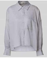DRYKORN - Relaxed Fit Linnen Blouse Met Borstzak, Model 'Namida' - Lyst