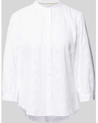 Brax - Blouse Met Broderie Anglaise - Lyst