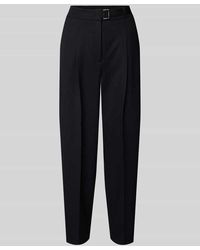 Cambio - Hose mit Bügelfalten und Woll-Anteil Modell 'ELAINE PLEAT' - Lyst