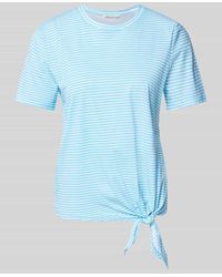 Tom Tailor - Regular Fit T-Shirt Mit Knoten Detail - Lyst