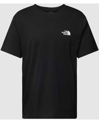 The North Face - T-Shirt mit Label-Print - Lyst
