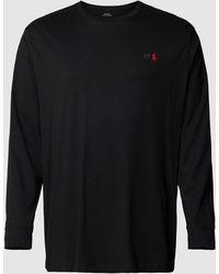 Ralph Lauren - Plus Size Shirt Met Lange Mouwen En Ronde Hals - Lyst