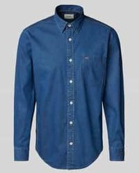 Camel Active - Regular Fit Jeansoverhemd Met Kentkraag - Lyst