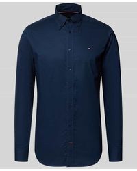 Tommy Hilfiger - Regular Fit Businesshemd aus reiner Baumwolle - Lyst