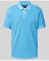 Marc O' Polo - Regular Fit Poloshirt Van Puur Katoen Met Logostitching - Lyst