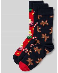 Happy Socks - Socken Mit Motiv-Details Im 3Er-Pack - Lyst