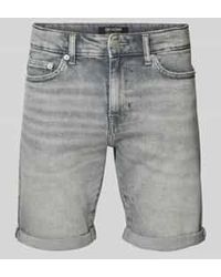 Only & Sons - Regular Fit Korte Jeans Van Katoenmix Model 'Ply Mgd 8774' - Lyst