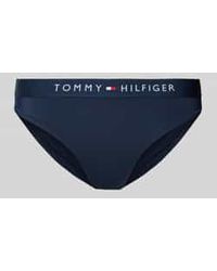 Tommy Hilfiger - Bikinibroekje Met Elastische Band Met Label - Lyst