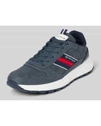 Tom Tailor - Lage Sneakers Met Geperforeerd Oppervlak - Lyst