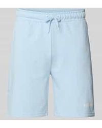 Ellesse - Regular Fit Sweatshorts Met Labelprint, Model 'Molla' - Lyst