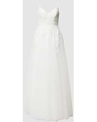Luxuar - Brautkleid mit Details aus Spitze - Lyst
