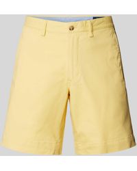 Polo Ralph Lauren - Stretch Straight Fit Shorts mit Gürtelschlaufen Modell 'BEDFORD' - Lyst