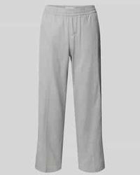 ANGELS - Straight Leg Stoffen Broek Met Elastische Band, Model 'Linn' - Lyst