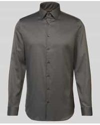 Jake*s - Regular Fit Zakelijk Overhemd Van Viscose Met Kentkraag - Lyst