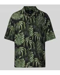 Mcneal - Regular Fit Vrijetijdsoverhemd Van Viscose Met Reverskraag - Lyst