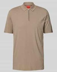 HUGO - Regular Fit Poloshirt Met Labelpatch - Lyst