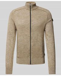 PME LEGEND - Strickjacke mit Label-Patch - Lyst