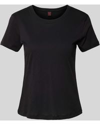 Stefanel - T-Shirt im unifarbenen Design - Lyst