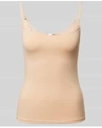SKINY - Slim Fit Top Met Bandjes En Kant - Lyst