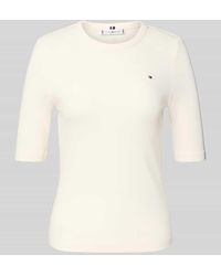 Tommy Hilfiger - Slim Fit T-Shirt aus Viskose-Mix - Lyst