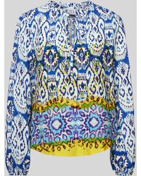 Emily Van Den Bergh - Bluse aus Viskose im Batik-Look - Lyst