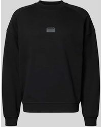 HUGO - Regular Fit Sweatshirt aus reiner Baumwolle Modell 'DELASTCREW' - Lyst