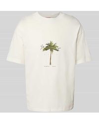 HUGO - T-Shirt mit Label-Print Modell 'Duwom' - Lyst