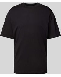 Jack & Jones - T-shirt Met Geribde Ronde Hals - Lyst